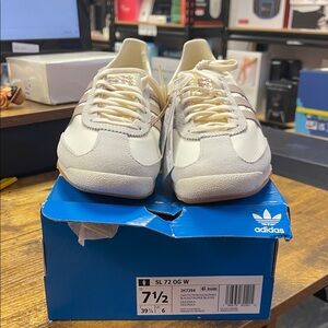 Adidas SL 72 OG Cream and Brown Sneakers